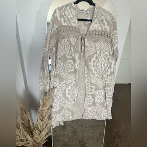 Nwt nude & cream boutique top sz xlarge